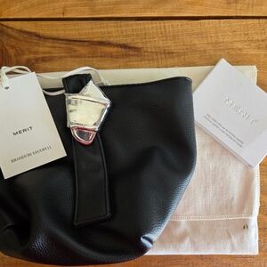 BNWT Beautiful MERIT Bundle Brandon Maxwell Handbag & The Card Case